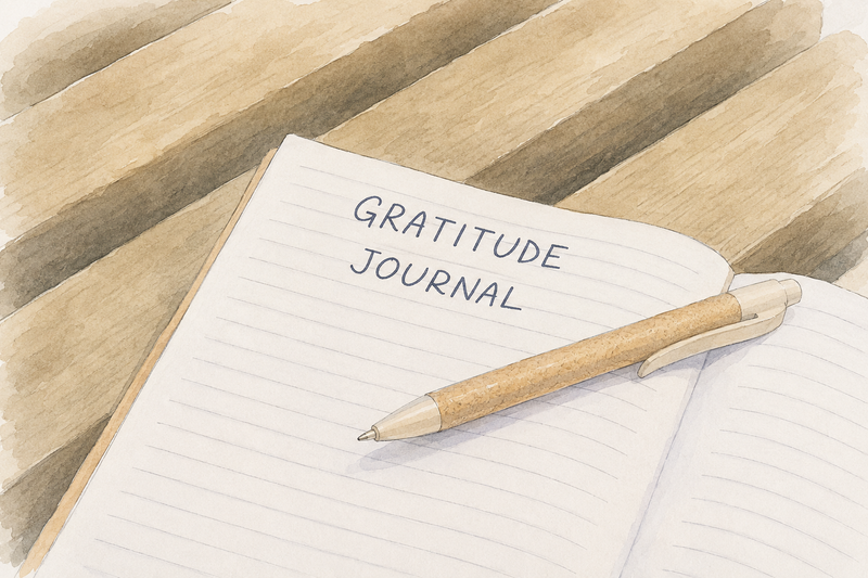 Building a gratitude habit through daily journaling can improve mental health, increase happiness, and support emotional well-being.