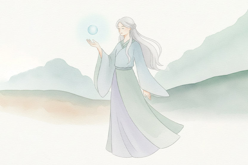 A confident woman embodying feminine aura and self-assured presence